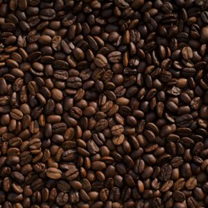 Roasted Arabica coffee beans